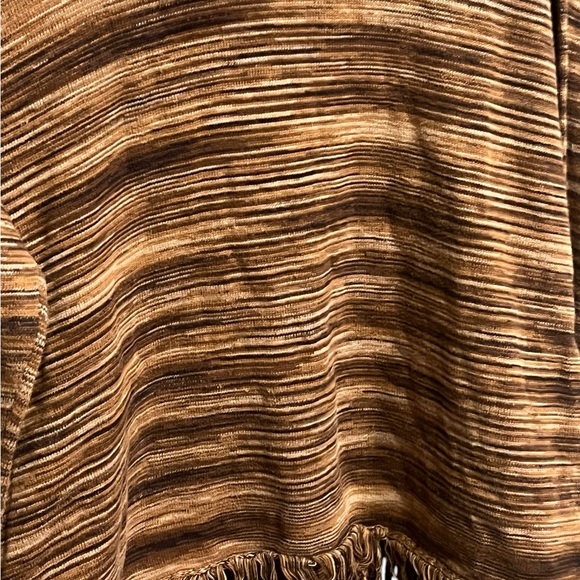 Jones New York Brown Fringe Sweater - Picture 4 of 8